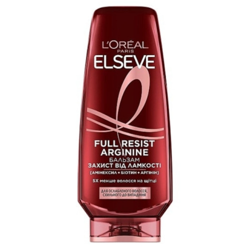 Бальзам L'Oreal Paris Elseve Аргинин + Аминексил для ослабленных волос, 200 мл